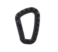 DANAIXZ Premium D Shape Heavy Duty Climbing with Quick Clip Lock for Outdoor Camping Hiking Mountaineering Gear Accessories Black 85mm x 55mm