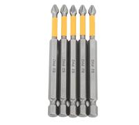 DANAIXZ Professional 5PCS Impact Driver Bit Set Screwdriver Bits S2 Alloy Steel High Torque Tools for Construction and Automotive Repair