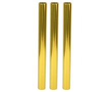 DANAIXZ Professional Aluminum Alloy Relay Batons for Track and Field Sprint Racing Lightweight Durable Hollow Design Sports Competition Baton Set of 3 (Gold)