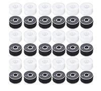 DANAIXZ Professional Bobbins Box Set with 36 Spools Sewing Threads Transparent Storage Case for Sewing Machine Accessories DIY Craft Plastic Material Standard Size