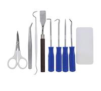 DANAIXZ Professional Jewelry Making Tools Kit Stainless Steel DIY Repair Set with Storage Box for Jewelers Craftsmen and Hobbyists 9 Piece Complete Tool Collection