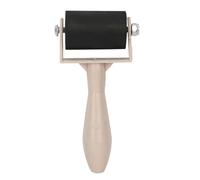 DANAIXZ Professional Printmaking Brayer Rubber Roller 3.5cm Plastic Handle Art Stamping Tool with Smooth Surface for Painting Printing Modeling Artists Students Primary Color Blue (Original Color)