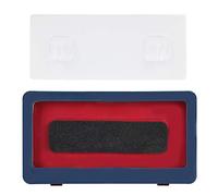 DANAIXZ Shower Phone Holder Wall Mounted Anti Fog Touch Screen Bathroom Phone Shelf for Bathroom Toilet Universal Size Under 6.8 Inches Plastic (Dark Blue)