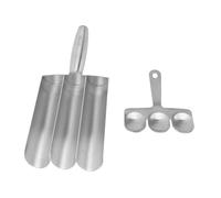 DANAIXZ Stainless Steel Triple Meatball Maker Professional Kitchen Tool for Cooking Enthusiasts 304 Grade 25cm with Ergonomic Handle 2 Pack