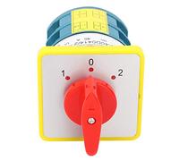 DANAIXZ Universal Transfer Switch Rotary Knob LW5D 40D0414 2 Heavy Duty 380V Electrical Switch Durable Reliable for Industrial Equipment Motor Control PC Material Silver Alloy Copp