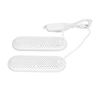 DANAIXZ USB Shoe Dryer for Boots and Shoes Fast Drying Deodorizing with Timer Function Portable Electric Footwear Dryer for Adults Students Dormitory Travel ABS Ceramic Material 6. (White)