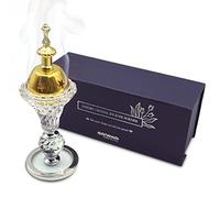 DANAWA Attractive Bakhoor Burner, Meditation, Aromatherapy, Ramadan Decoration, Crystal Incense Burner for Office & Home Decor (Star Crystal)