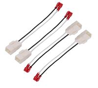Danbojit 4 Pack 72-6514 Speaker Wire Harness Adapter Plug Compatible with Jeep Wrangler, Chrysler Town & Country, Dodge Dakota & More (4)