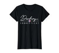 Danbury Connecticut (CT) Value Graphic T-Shirt, Women, Black, M