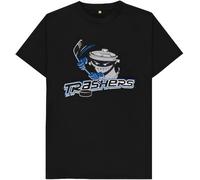 Danbury Trashers Ice Hockey Kids Womens Mens T Shirt 9-11 Black