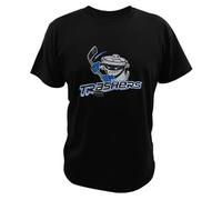 Danbury Trashers Ice Hockey T Shirt Vintage Ice Hockey Game Tee 100% Cotton Size Short Sleeve Black XL.jpg.jpg Black XL