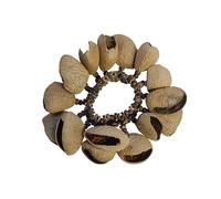 Dance Accompaniment Bracelet, Natural Fruit Rattle Stick, Sound Therapy Instrument,A