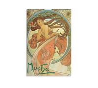 Dance Alphonse Mucha Alphonse Mucha Art Poster Painting On Canvas Wall Art Poster Scroll Picture Print Walls Decor Home Posters 12x18inch(30x45cm)