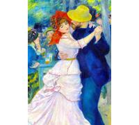 Dance at Bougival - Pierre-Auguste Renoir - Notebook: 120 Lined Pages 6" x 9" Journal Diary Notepad