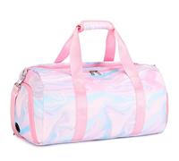 Dance Bag for Girls Ballet Bag Duffle Bag Sports Gymnastic Bag Travel Bag for Sleepover Overnight Bag with Shoe Compartment and Wet Pocket