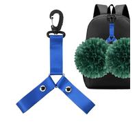 Dance Bag Pom Holder, Cheerleader Backpack Clip, Strap Accessories with Button, Pom Backpack Holder for Girls Competition Game Team Event Sports Events School
