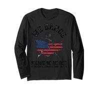Dance Because We are Ballerina Patriotic We Long Sleeve T-Shirt