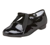 Dance Class Girls T101 Beginning Tap Shoe Black Size: 2 Little Kid