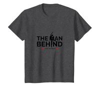 Dance Dads: The Man Behind The Dancer T-Shirt, Kids, Dark Heather Grey, 2 Years