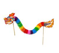 Dance Dragon Assembly Toy Set For Kid Teen Handmade Chinese Paper Puppet Craft Set For Spring Festival Party Supplies Preschool Craft Supplies