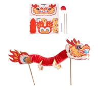 Dance Dragon Assembly Toy Set For Kid Teen Handmade Chinese Paper Puppet Craft Set For Spring Festival Party Supplies Creative Play