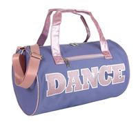 Dance Duffle Bags for Dancers, Girls, Teens, and Student Athletes, Fun Dance Workout Duffel Bag for Girls and Boys (Purple/Pink)