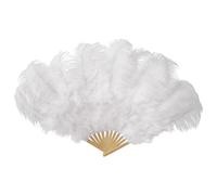 Dance Fans - 13 Folding Branches Craft Accessories | Large Fans for Line Dance - For Theatre Stage Party Wedding Festival Burlesque Church Photography Dance