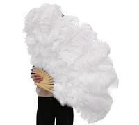 Dance Fans - 13 Folding Branches Craft Accessories, Slamming Fans for Dance - For Theatre Stage Party Wedding Festival Burlesque Church Photography