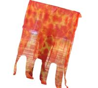 Dance Flag Praise Banner Flame Pattern Worship Wings Flag Praise Flag with Scalable Rod Endures Praise Dance Worship Flags for Stage Performance