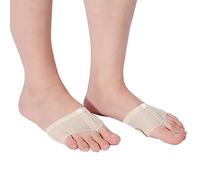 Dance Foot Thongs, Dance Paw Pad Shoes Half Sole Dance Shoe Pads for Lyrical Ballet Belly Dance(S) Pink