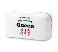 Dance Gift for Girls Inspirational Makeup Bag Dance Lover Gift Dance Recital Gifts Dance Teacher Appreciation Gifts Dancing Lovers Cosmetic Pouch Christmas Birthday Gifts Music Lovers Graduation Gifts