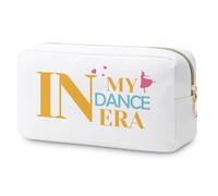 Dance Gifts for Girls Makeup Bag Dance Lover Gifts Inspirational Gifts for Dancer Daughter Sister Coach Dance Team Gift Graduation Gift for Dance Teacher Travel Cosmetic Pouch Christmas Birthday Gift