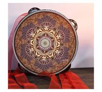 Dance Hand Drum Stage Performance Ethnic Photography Props Beat Drums On The Tambourine(Color-02)