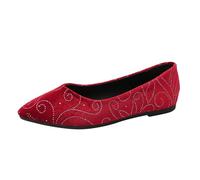 Dance Heels Sandals for Women Line Dancing Shoes Womens Sequined Leather Pointed Toe Kitten Heel Latin Ballroom Summer UK Orthopedic Ladies Black Jazz Cross Strap Split Sole Pu Red-B Size 3.5