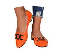 Dance Heels Sandals for Women Shoes Women's Latin Satin Open Toe Ballroom Salsa Bachata Tango Practice Party Performance Dancing Womens Sexy Heeled Heel Height Wedding Orange