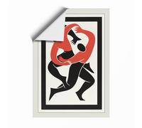 Dance in Silhouette Expressionism Unframed Wall Art Print A3 (42×29.7cm), Wall Decor for Living Room, Bedroom, Office & Home, Art Gift