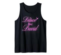 Dance Like David Butterfly Pink Praise Christian Dance-Lover Tank Top