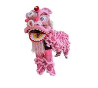 Dance Mascot Costume for Height 150cm-185cm Party Performance Costume Suit, Traditional Decoration Carnival Festival Wear(Pink)