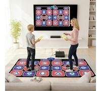 Dance Mat - 2-Player Opposing Dance Pad for Kids,2026 New Electronic D-ance Mat for TV, Music Double D-ance Pad with Handle, for Early Education, Exercise, Yoga Dancing, Birthday Gifts for Boys Girls
