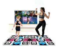 Dance Mat - 2pcs Music Dance Pad, Non-Slip 11-Key Interactive Step Pad for Home Exercise and Entertainment, Suitable for Adults and Kids