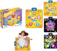 Dance Mat for Girls Kids,Dance Mat Toys,3 Challenge Levels Built-in 8 Musics Kids Dances Mats,Light Up Music Dance Pad with Bluetooth,Xmas for Gift 3-12 Year Girls Boy (H)