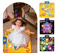 Dance Mat for Kids with Bluetooth & Display, Rechargeable Light Up Dance Pad, Multiple Game Modes, Non-Slip Mat with Adjustable Volume, Gift for Girls Boys Ages 3-12