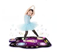 Dance Mat, Kids Toys for 3 4 5 6 7 8 Years Old Girls& Boys, Light Up Electronic Dance Pad with Bluetooth, 9 Challenge Levels, 4 Modes, 4 Sensitive Step Key, Anti-slip, LED Display, Birthday Xmas Gift