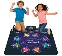 Dance Mat Toys for 3-12 Year Old Girls Boys, Light Up 8-Button Bluetooth Dances Pad, Rechargeable Music Dance Mat with 27 Game Levels & Multiple Game Modes, Kids Active Indoor Outdoor Toy Gift (8)