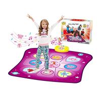 Dance Mat Toys for Girls, Play Mat with LED Lights, Adjustable Volume, 3 Game Modes, Built-in Music, Dance Game Pad Toy Christmas Birthday Gifts for 3 4 5 6 7 8 9+ years old kids