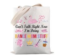 Dance Mom Doodles Tote Bag Can’t Talk Right Now I'm Doing Dance Mom Tote Bag Dance Mom Appreciation Gift (Dance Mom Tote)