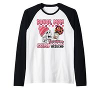 Dance Mom Surviving Comp Weekend Skeleton Coffee Mothers Day Raglan Baseball Tee