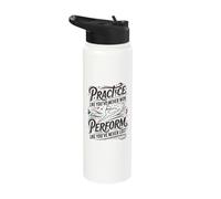 Dance Motivational Quote Dancer Ballet Dancing Training Stainless Steel Insulated Water Bottle