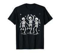 Dance of Death Macabre Funny Halloween Dancing Skeletons T-Shirt