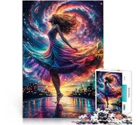 Dance of FlowJigsaws 1000 Pieces for Adults Help the brain exercise addictive toys to cultivate patience Secret Santa Gifts 38x26cm